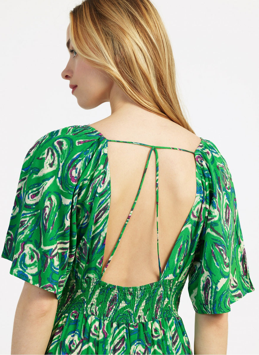 Kleid Ruckenausschnitt