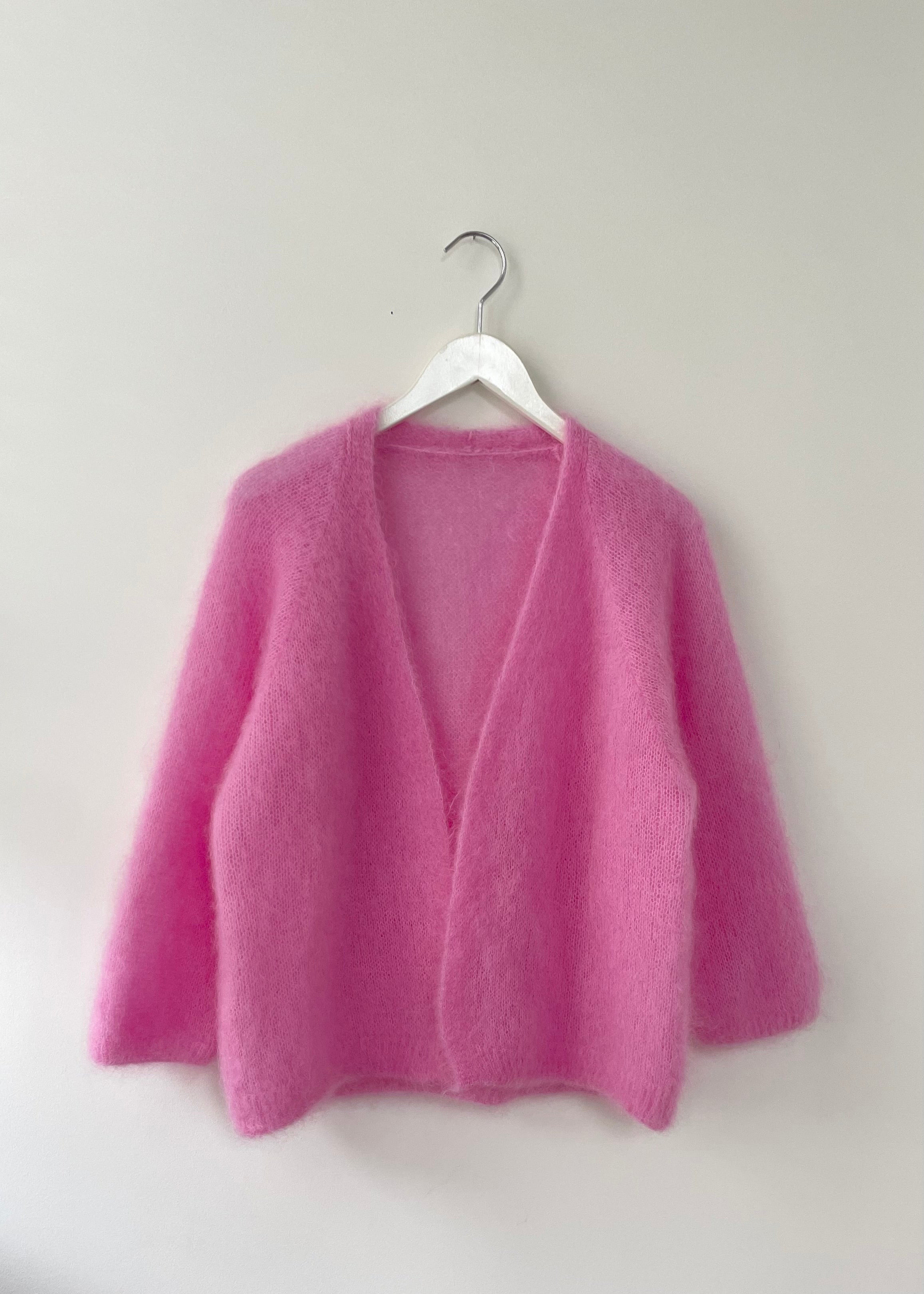【THE TOE】Parasol mohair cardigan pink SoftTouchMohairCardiganAmerica