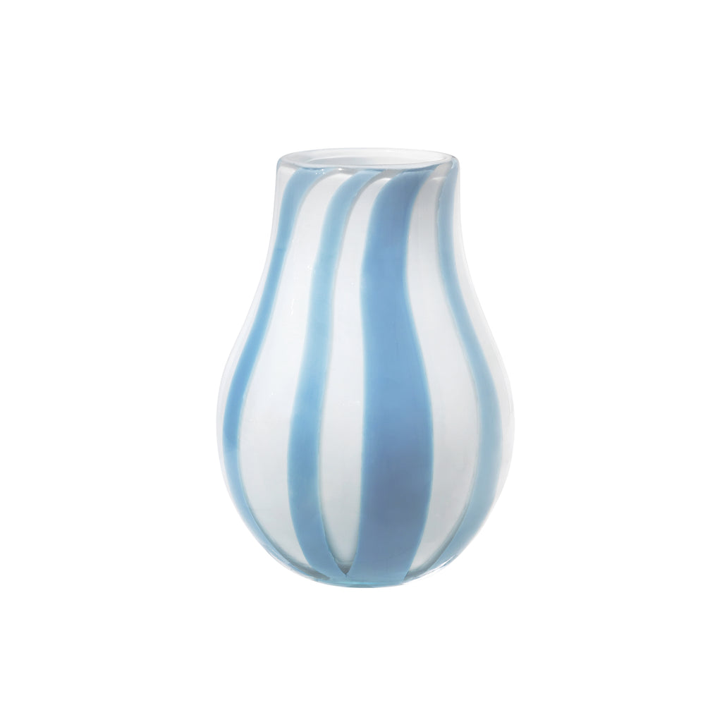 Brosten Copenhagen Vase Ada Stripe Blau
