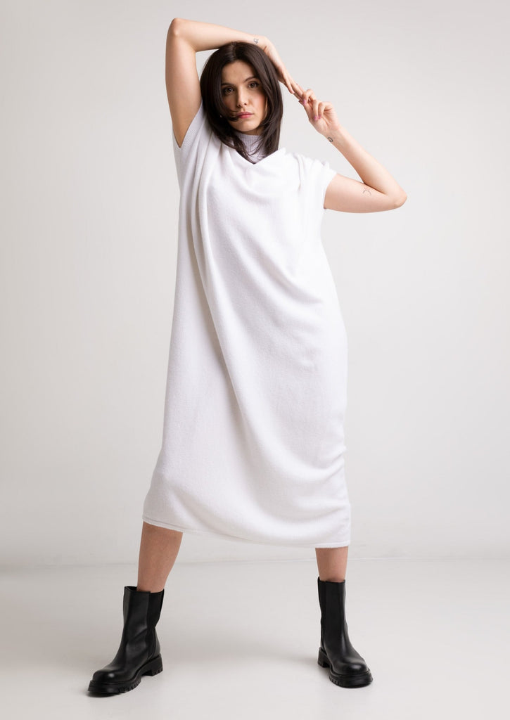 Strickkleid weiss SALE