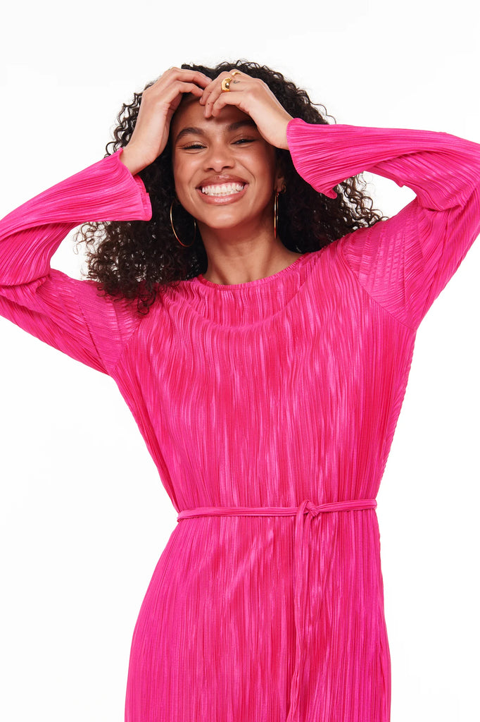 Never Fully Dressed Produkte Pink Plissée Dress